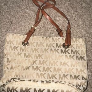 Michael Kors Tan and Brown Women's Bag